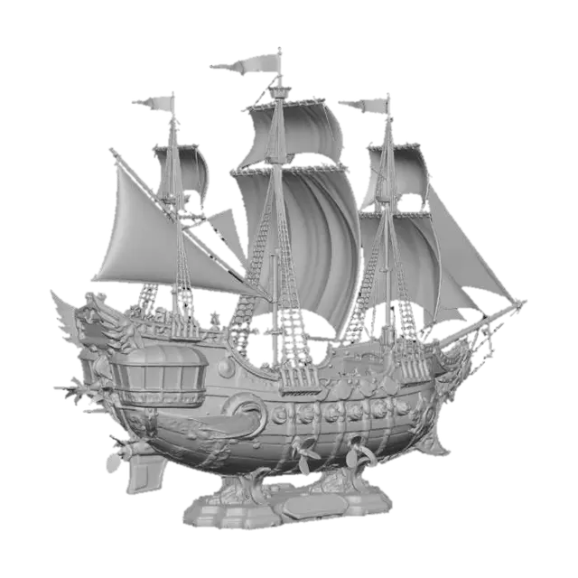 3D model for Runic Dragon Galleon