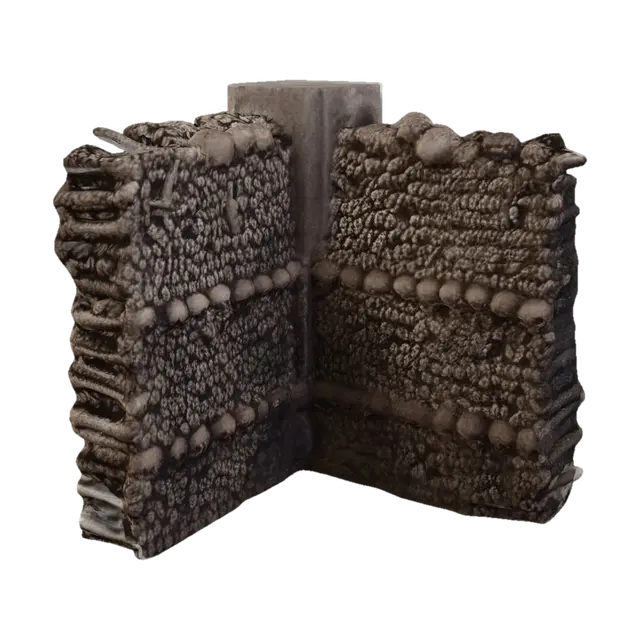 Bonebound Codex 3D model, vytvořený pomocí AI