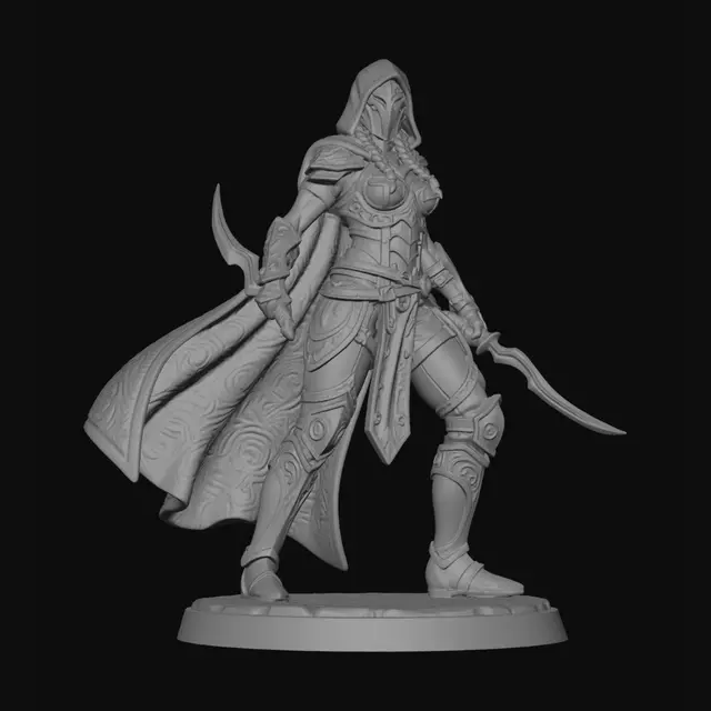 3D model for Gilded Nightblade