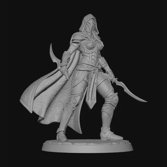 3D model for Gilded Nightblade