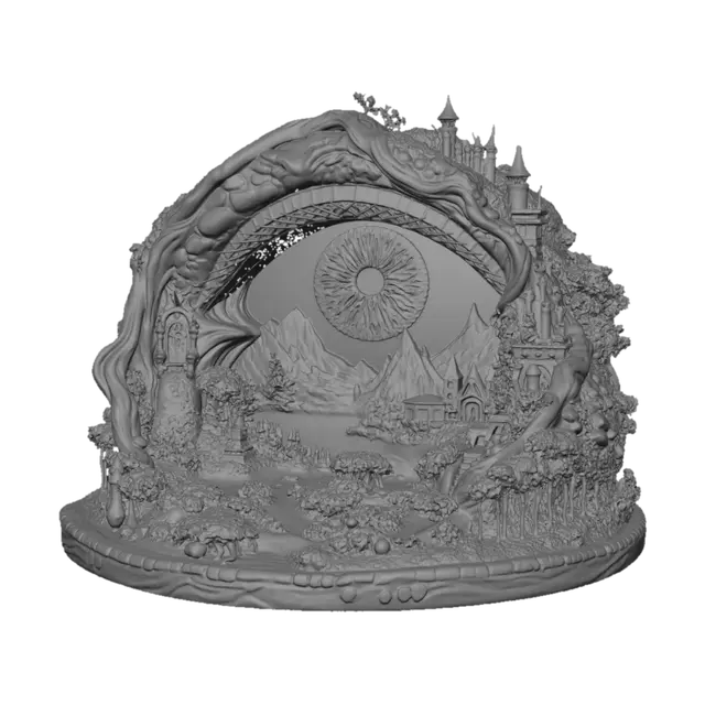 3D model for Magic Eye Diorama