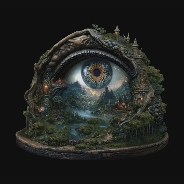 3D model for Magic Eye Diorama