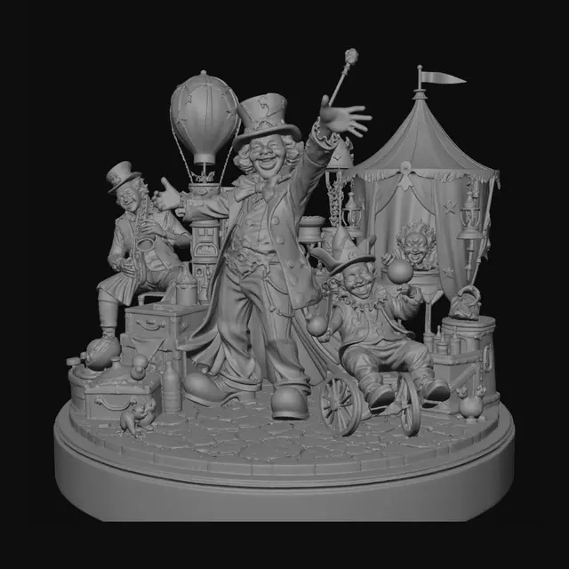 3D model for The Grand Circus Parade