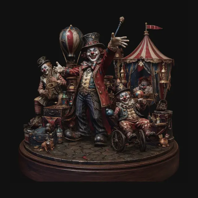 3D model for The Grand Circus Parade