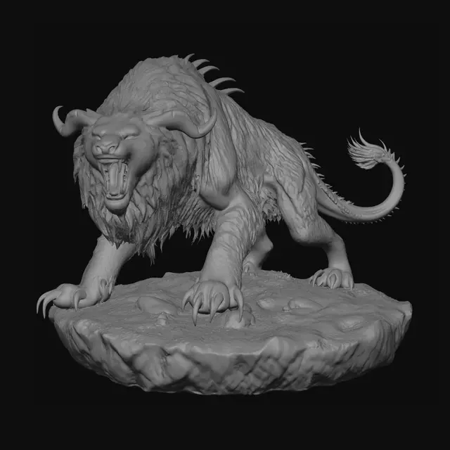 3D model for Horned Fury