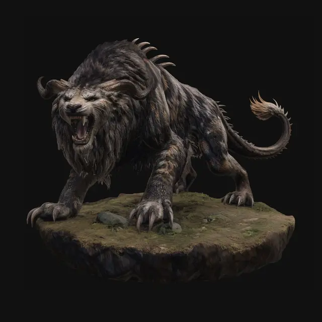 3D model for Horned Fury