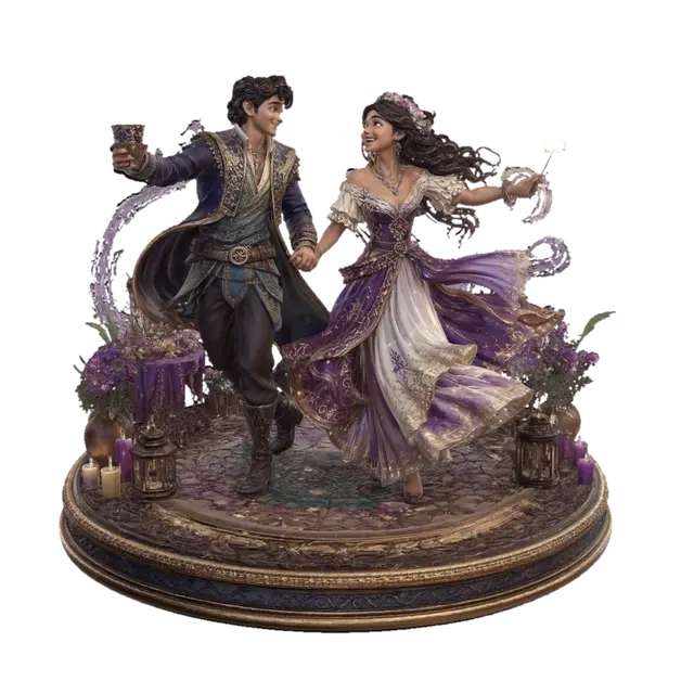 Enchanted Royal Waltz - Dance yapay zekâ ile oluşturulmuş 3D model
