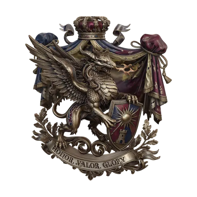 3D model for Coat of Arms: Honor, Valor, Glory