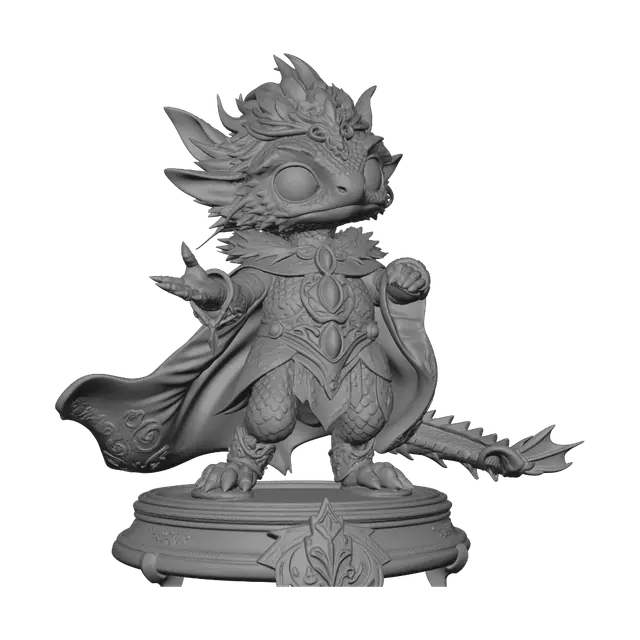 3D model for Azure Dragon Prince