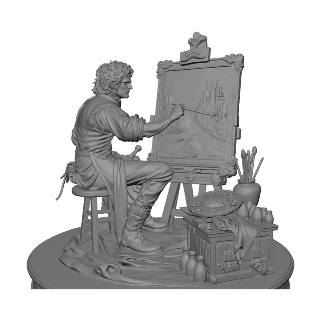 3D model for The Enchanted Castle Landscape