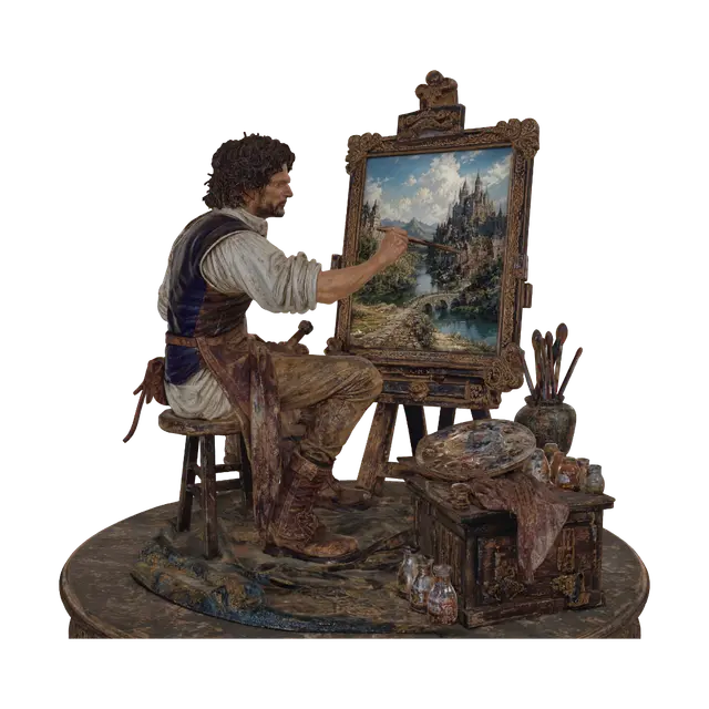 3D model for The Enchanted Castle Landscape
