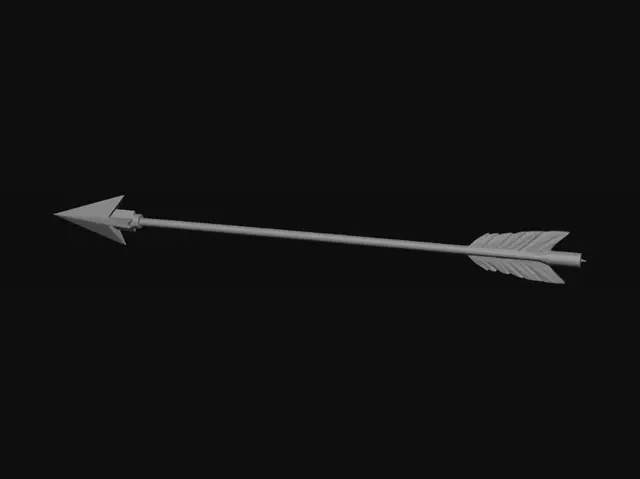 3D model for Feathered Spear