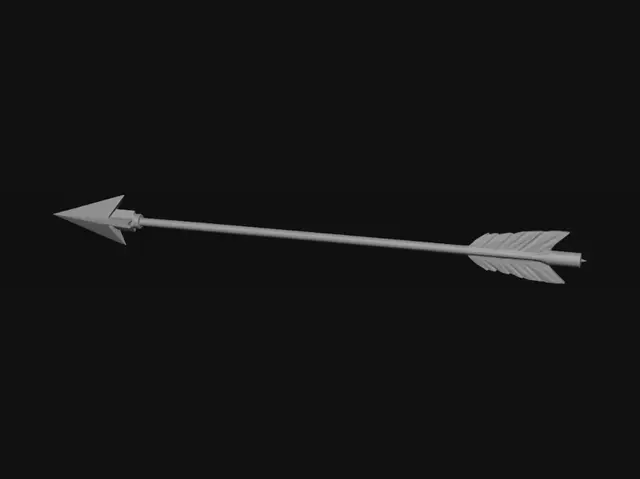 3D model for Feathered Spear