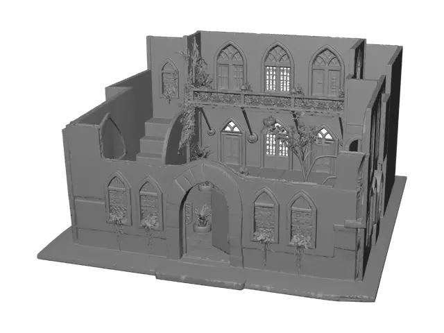 3D model for Damascene House from Recycled Materials