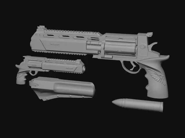 3D model for Winged Tempest Revolver