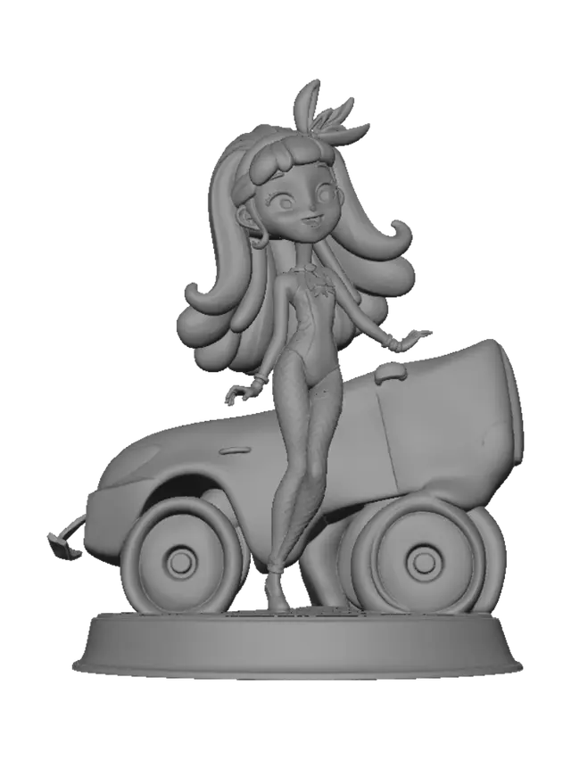 3D model for Цветная