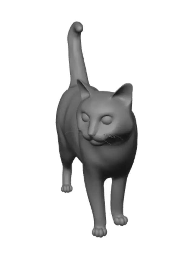 3D model for Green-Eyed Calico at Home