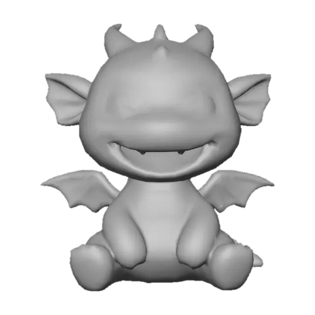 3D model for Playful Dragonling, #Halloween2025#