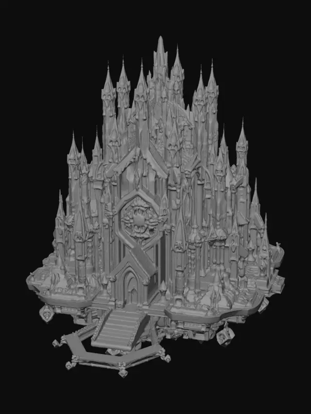 3D model for Floating Azure Citadel