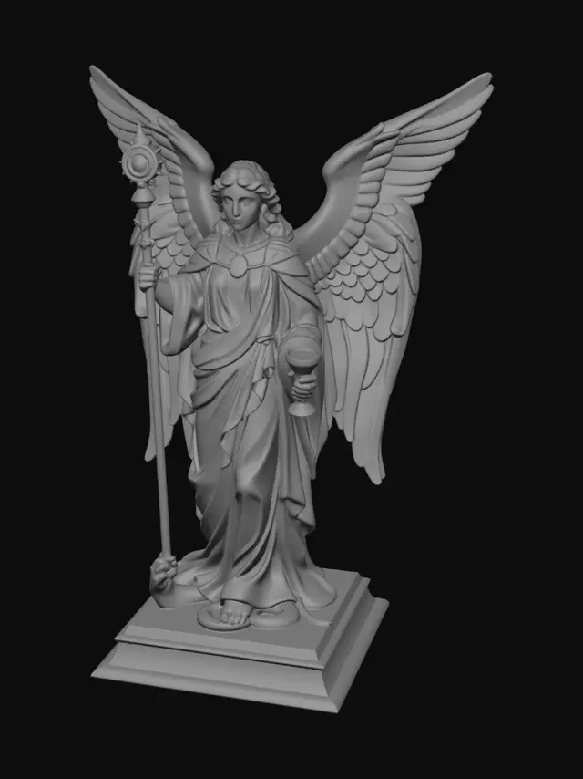3D model for Archangel Raphael