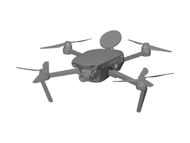3D model for Кріплення на STARLINK MINI на БПЛА RAM