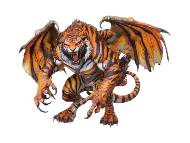 Feral Fury - Savage 3D model, vytvořený pomocí AI