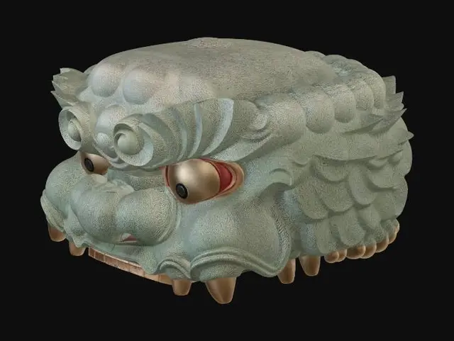 3D model for Giant Stone Dragon Head
