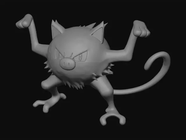 3D model for Angry Pigmonkey
