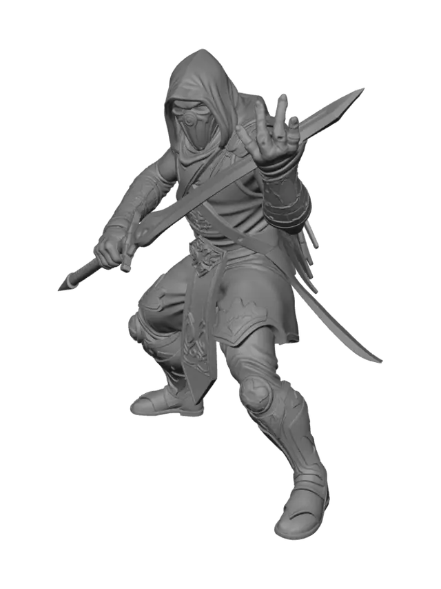 3D model for crea un nuovo personaggio di mortal kombat una fusione fra scorpion e subzero