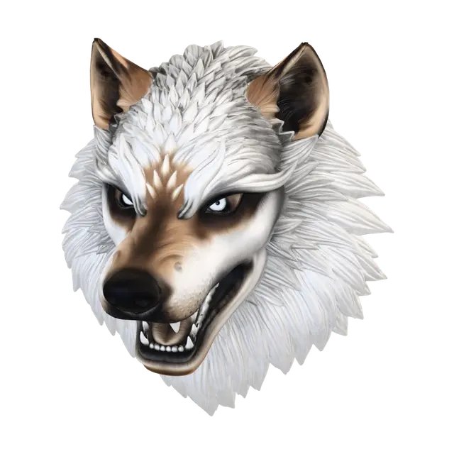3D model for crea maschera del lupetto dell'asr roma