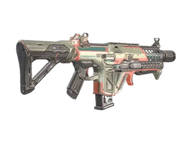 Verdant Ember Assault Rifle - Apex 3D model, vytvořený pomocí AI