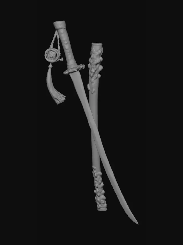 3D model for Dawnfire Blade