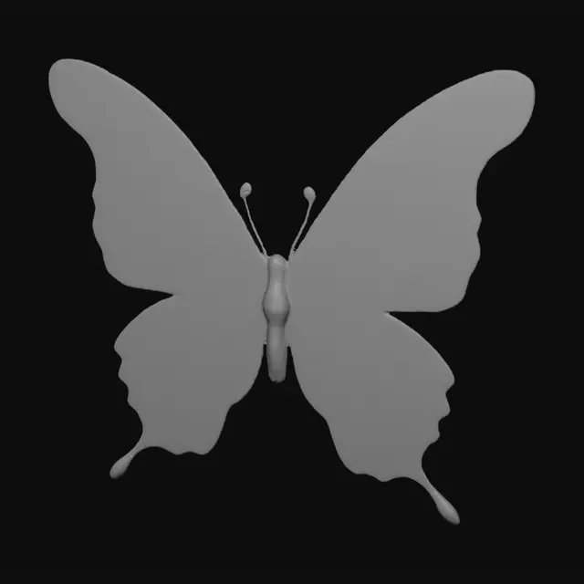 3D model for Nebula Butterfly