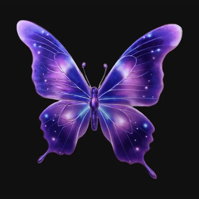 3D model for Nebula Butterfly