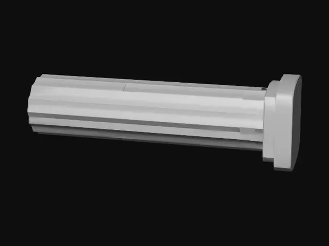 3D model for Fragment of a fluted column