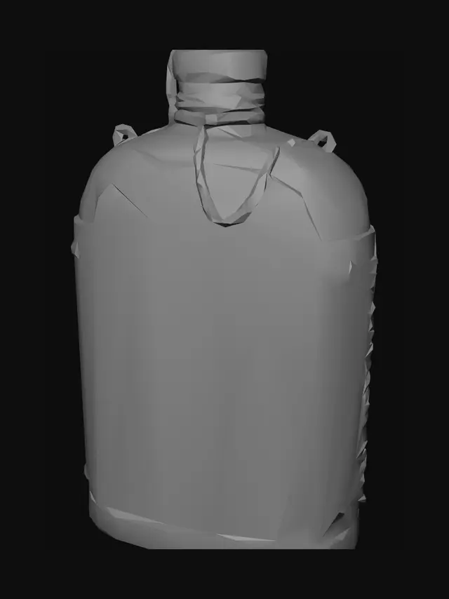 3D model for Bronze Saloon Streak Flask