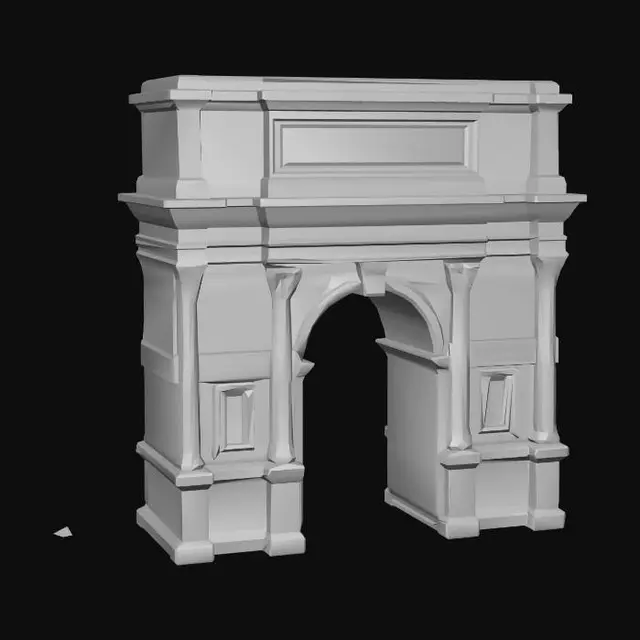 3D model for Marble Archway