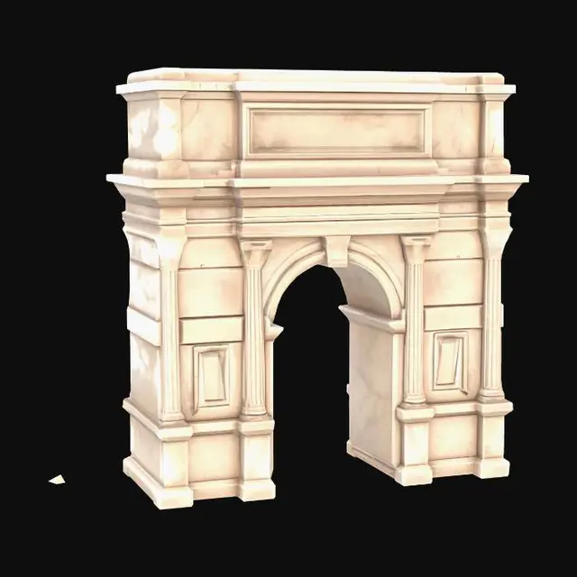 3D model for Marble Archway