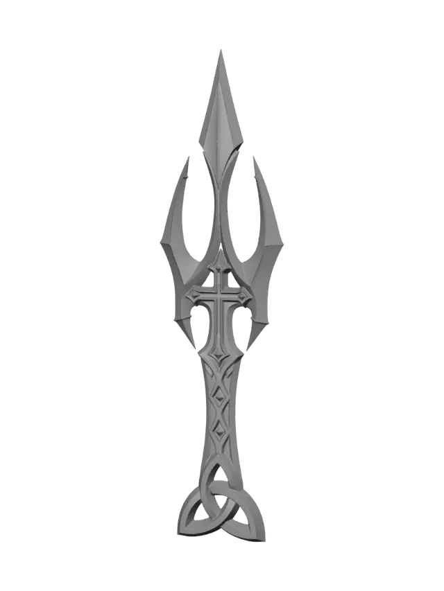 3D model for Silver Trident