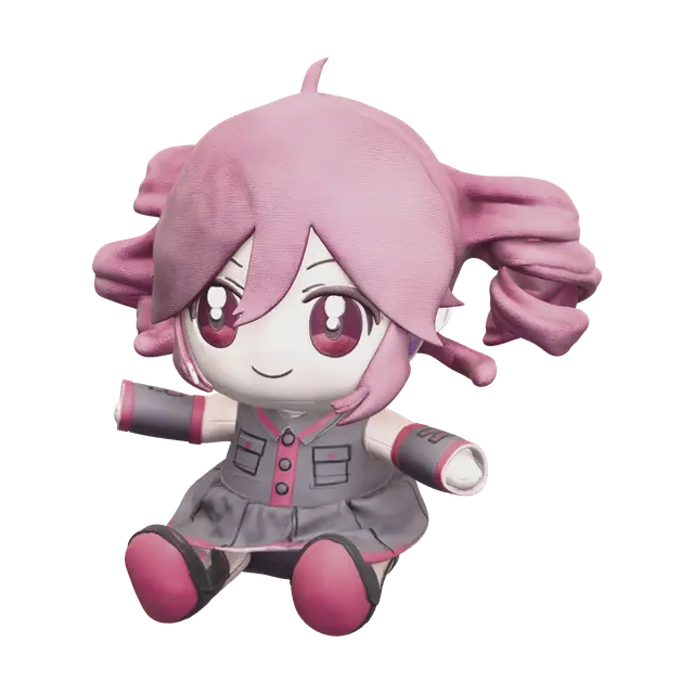 Weathered Kasane Teto - Hatsunemiku 3D model, vytvořený pomocí AI