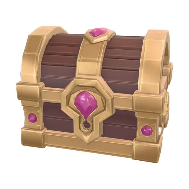 Jeweled Treasure Chest - Jewels 3D model, vytvořený pomocí AI