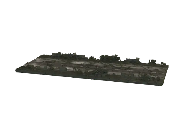 Nature's Reclamation - Overgrowth 3D model, vytvořený pomocí AI
