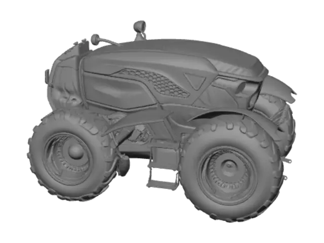 3D model for Case IH Farmall 120C