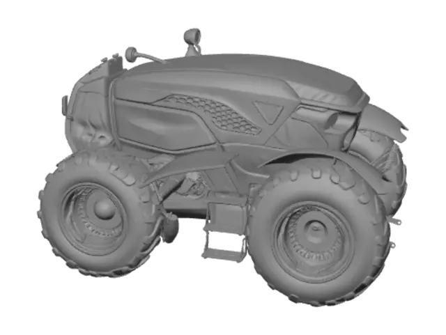 3D model for Case IH Farmall 120C