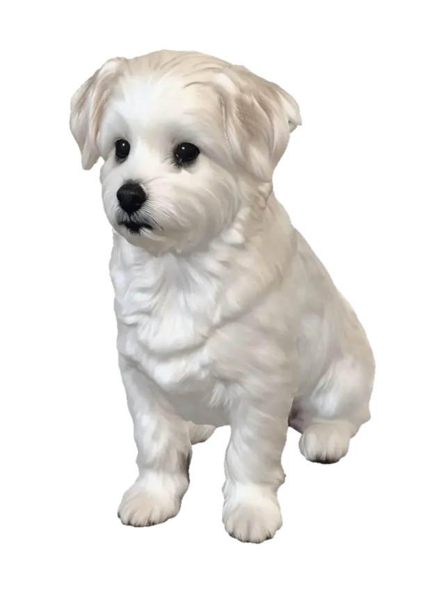 Snowy Pup - Corgi 3D model, vytvořený pomocí AI