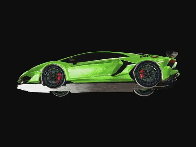 3D model for Lamborghini Aventador SVJ Verde