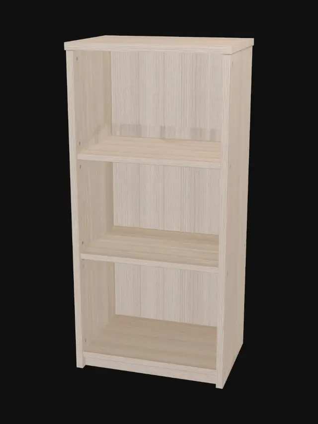 3D model for Tall Wooden Bookshelf