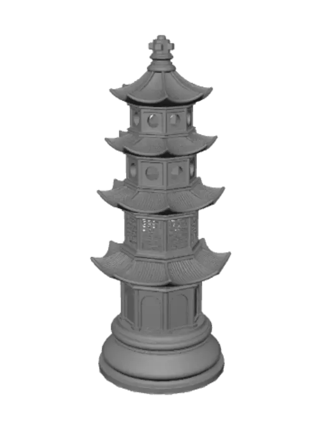 3D model for Pagoda Reflection