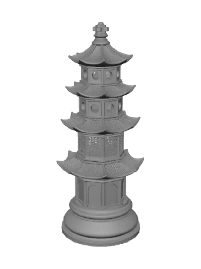 3D model for Pagoda Reflection