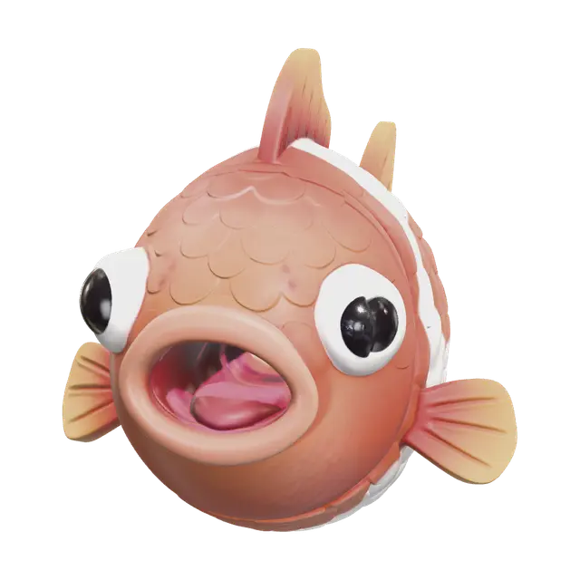 3D model for Fortnite Flopper